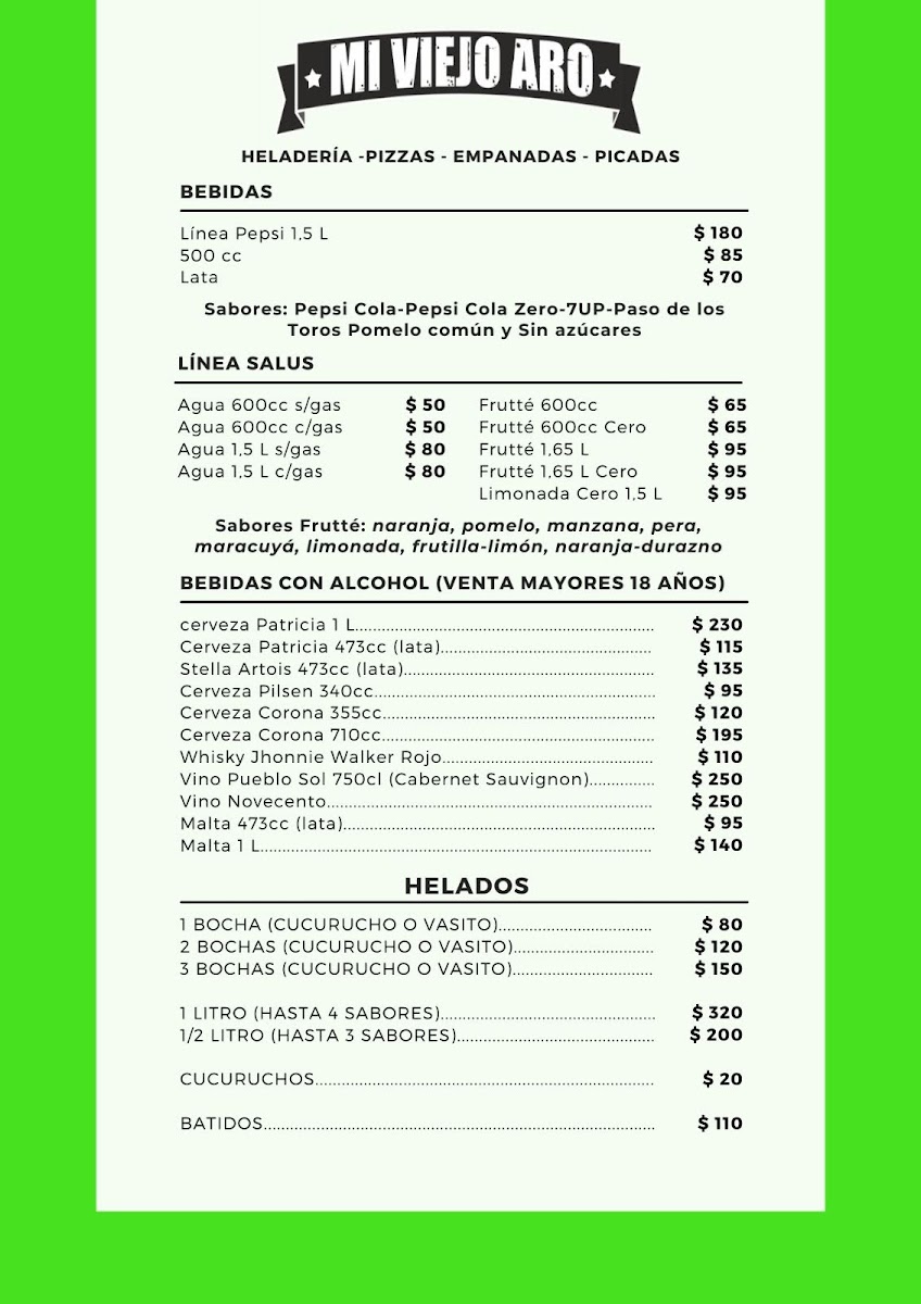 Menu Mi Viejo Aro-10