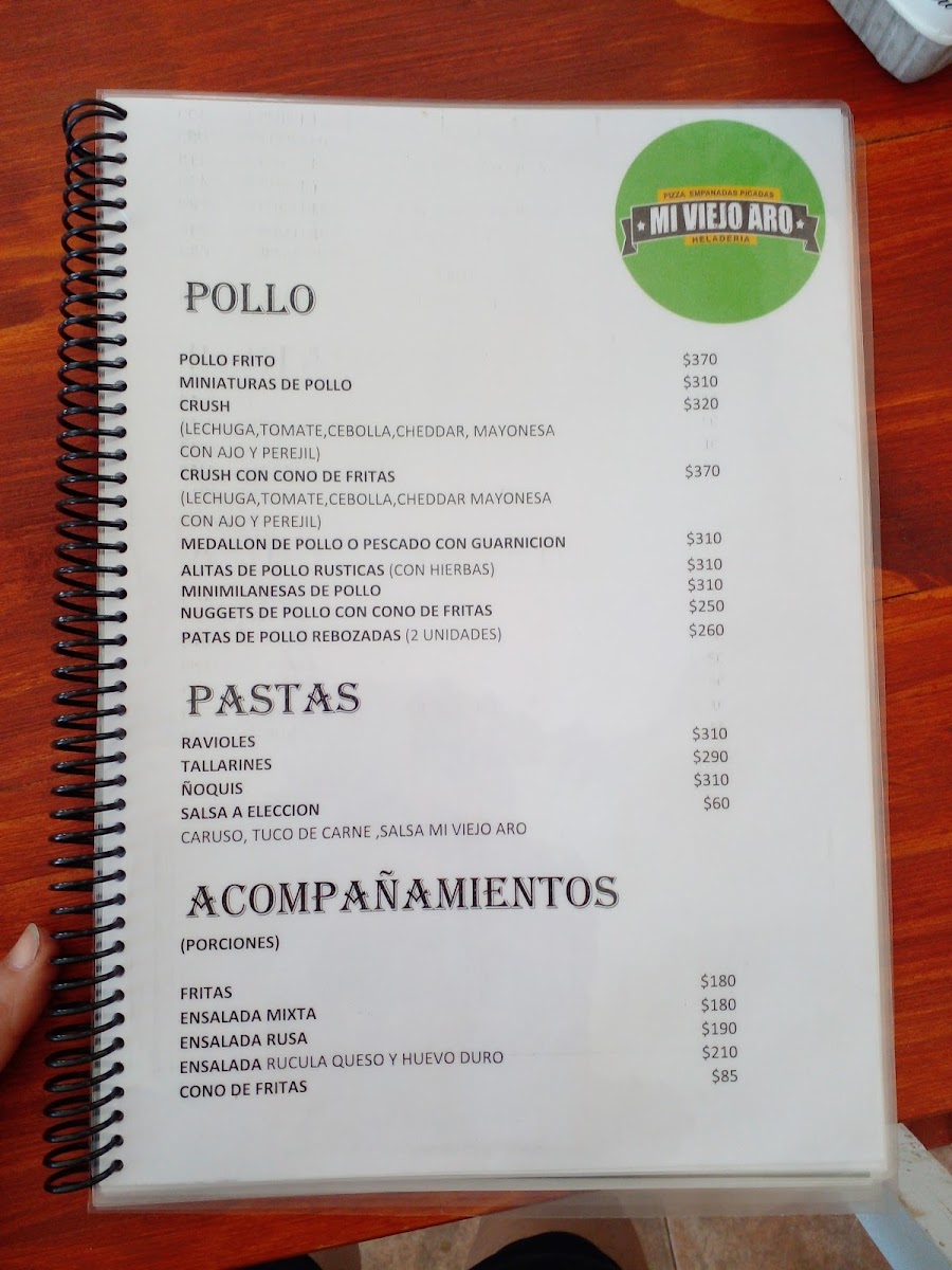 Menu Mi Viejo Aro-9